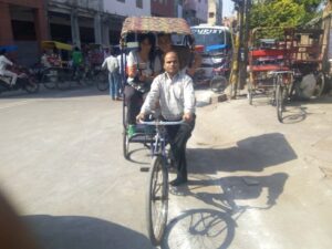 Paseo en Rickshaw Chandani Chowk