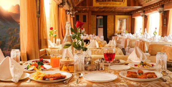 Restaurante de Palace on Wheels Tren